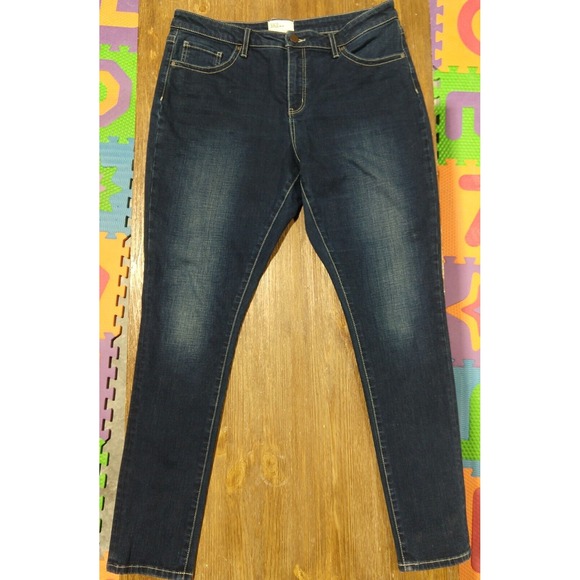Buckle BKE Gabby Ankle Skinny Dark Wash Blue Denim Jeans Women's 33R (36X29) - Picture 1 of 7